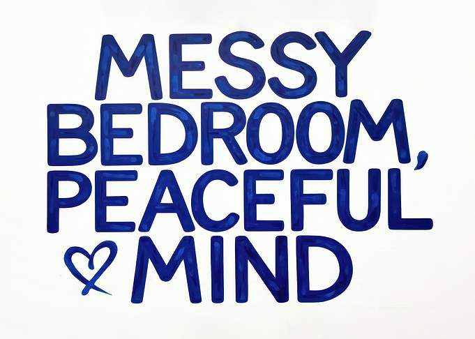 Messy Bedroom Peaceful Mind