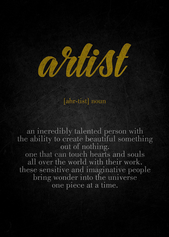 Artist Definition Print