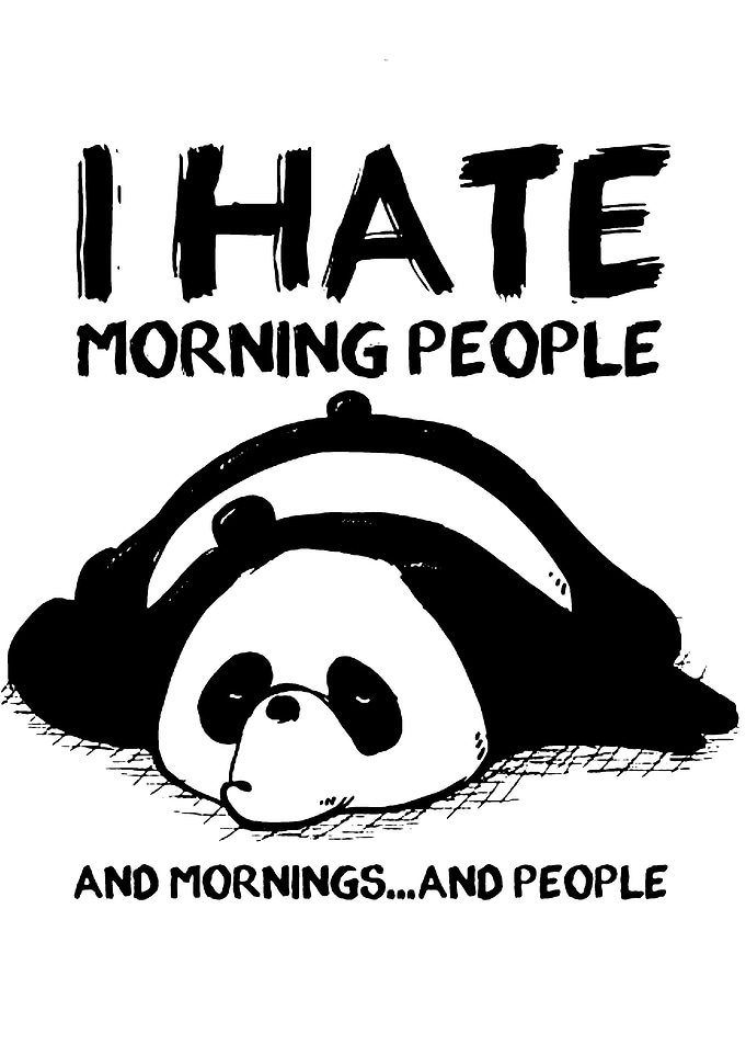 Panda Hates Mornings