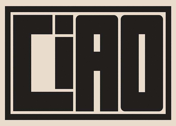 Ciao Typography Sign