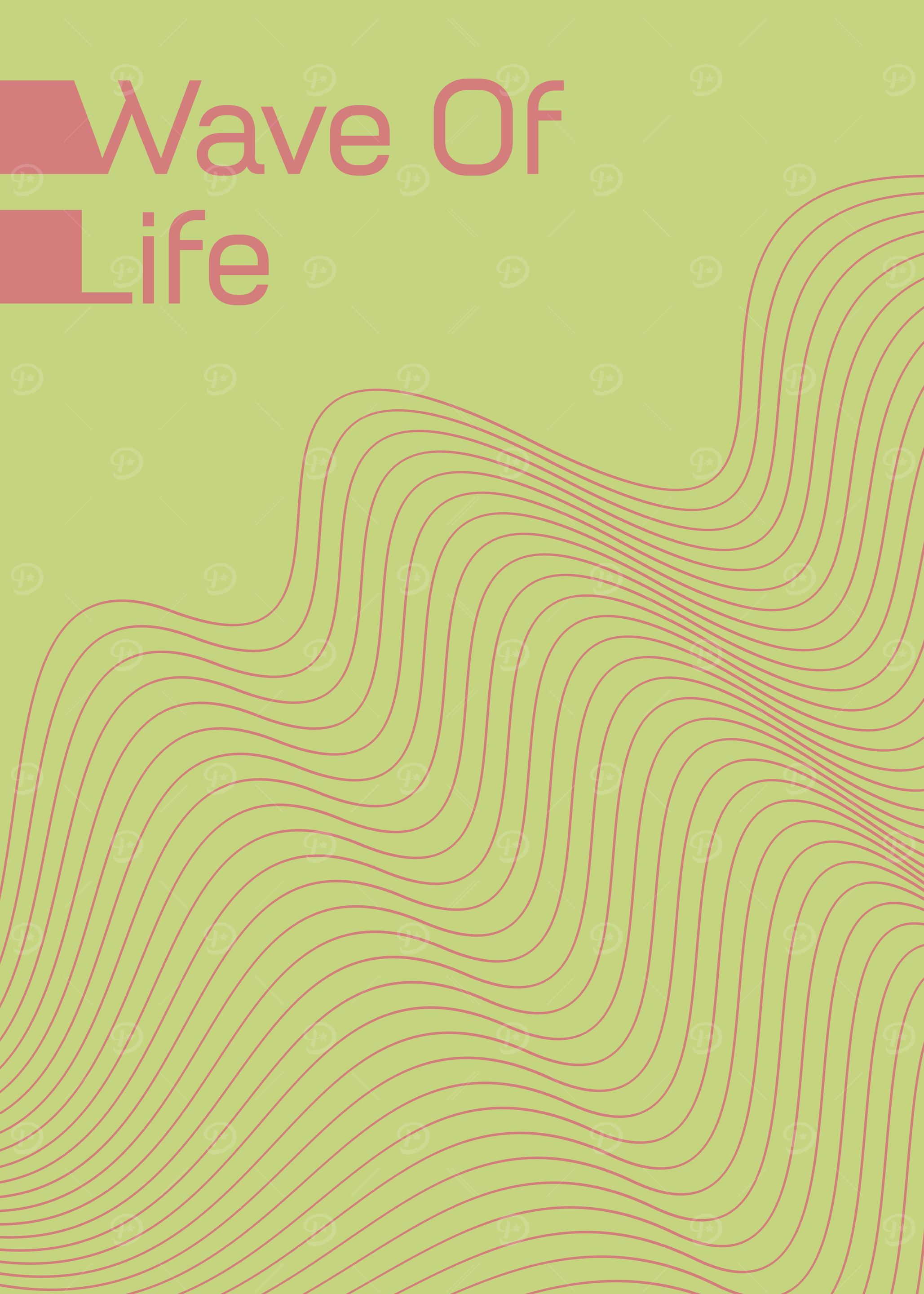 Wave Of Life Abstract Art