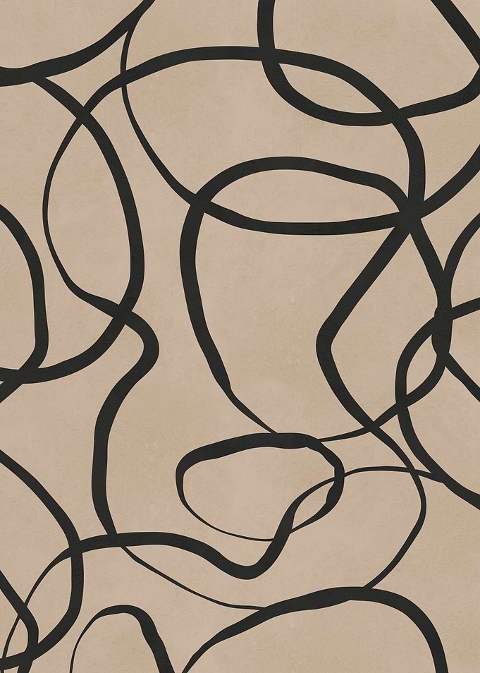 Abstract Line Art Print