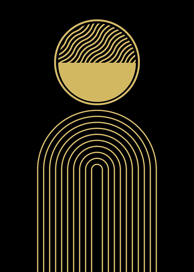 Gold Abstract Art