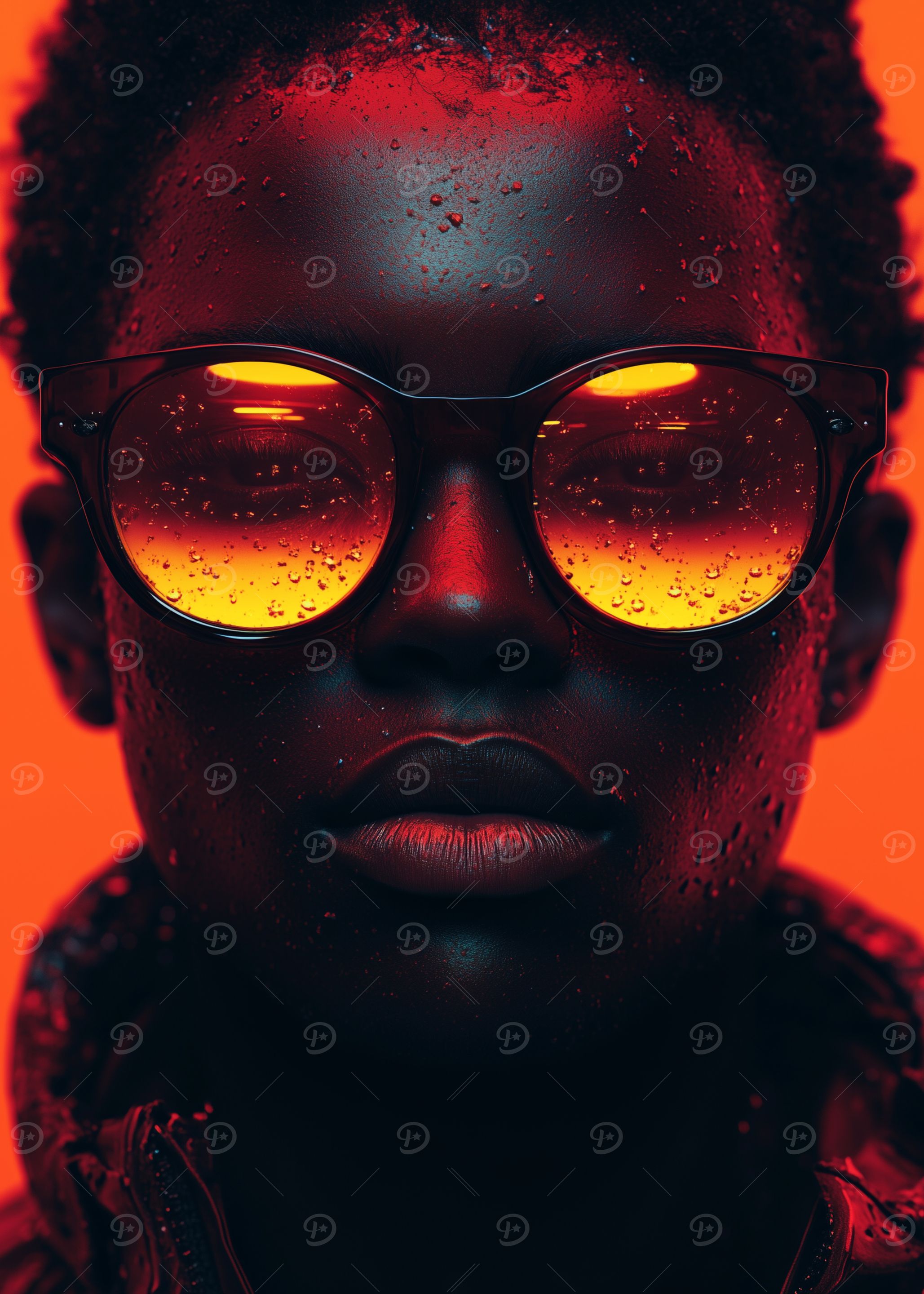 Close-up Portrait with Sunglasses