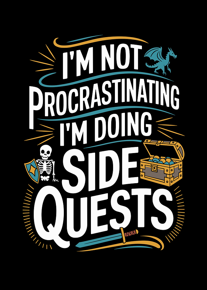 I'm Not Procrastinating I'm Doing Side Quests