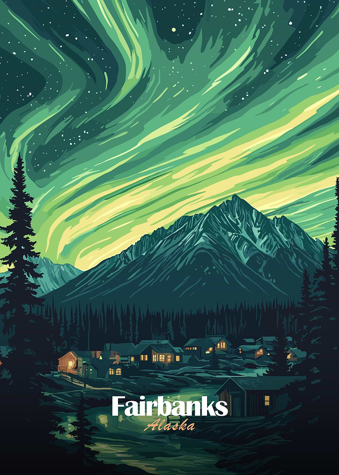 Fairbanks Alaska Aurora Borealis