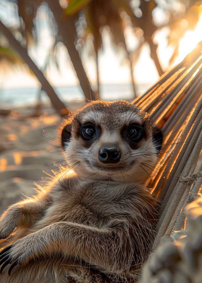 Meerkat in Hammock