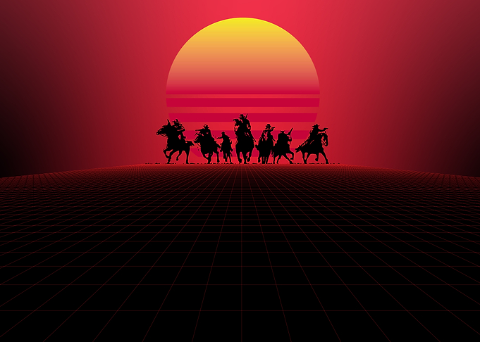 Retro Sunset Riders