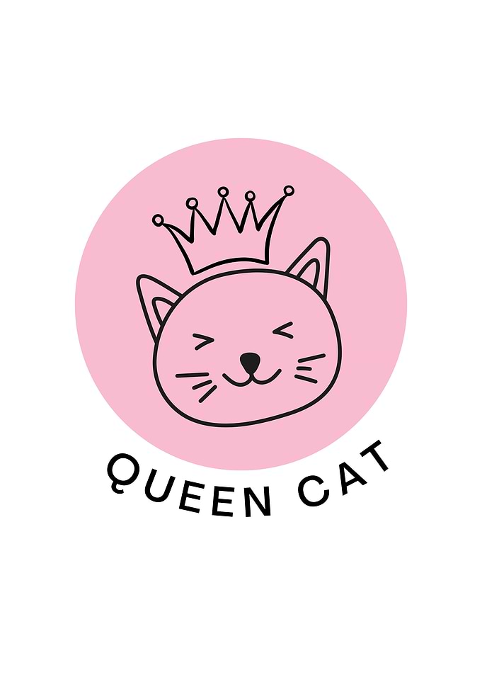 Queen Cat Illustration