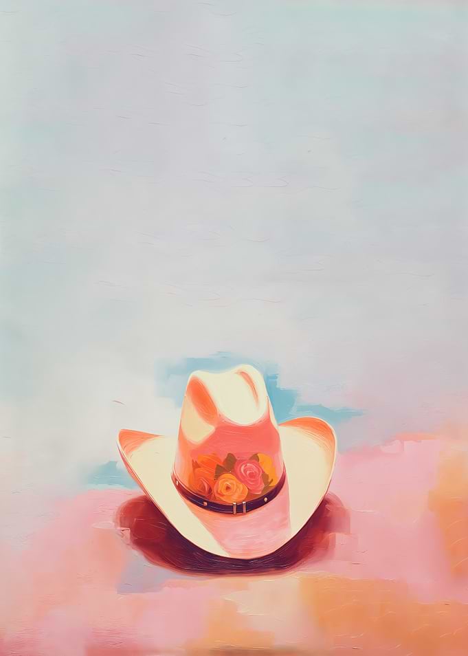 Floral Cowgirl Hat