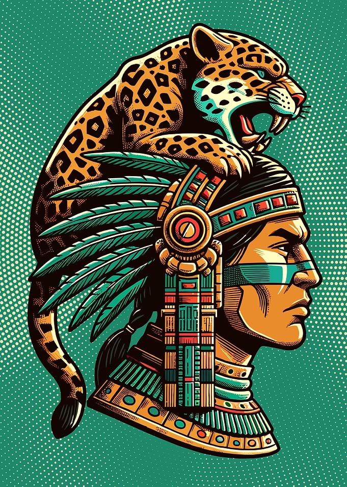 Aztec Jaguar Warrior