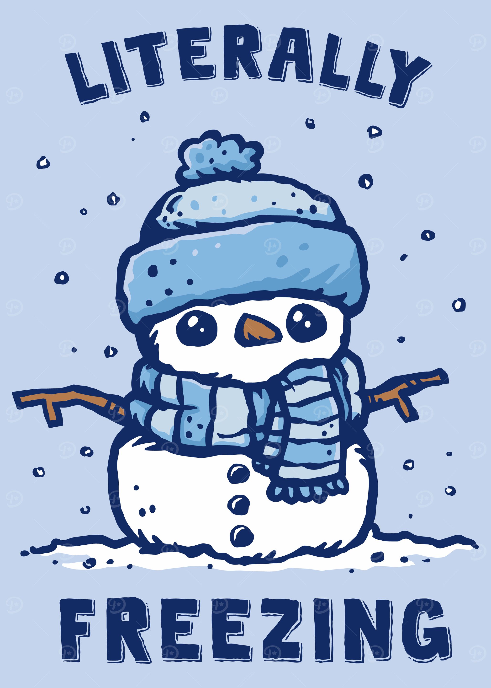 Literally Freezing Snowman