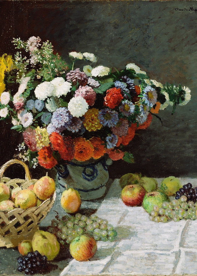 Still Life with Flowers and Fruit