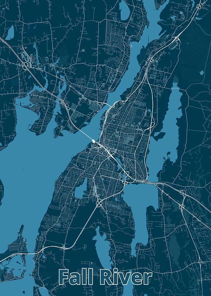 Fall River City Map