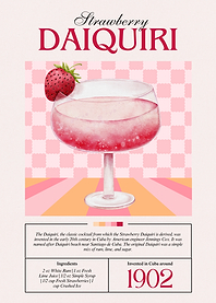 Strawberry Daiquiri Cocktail