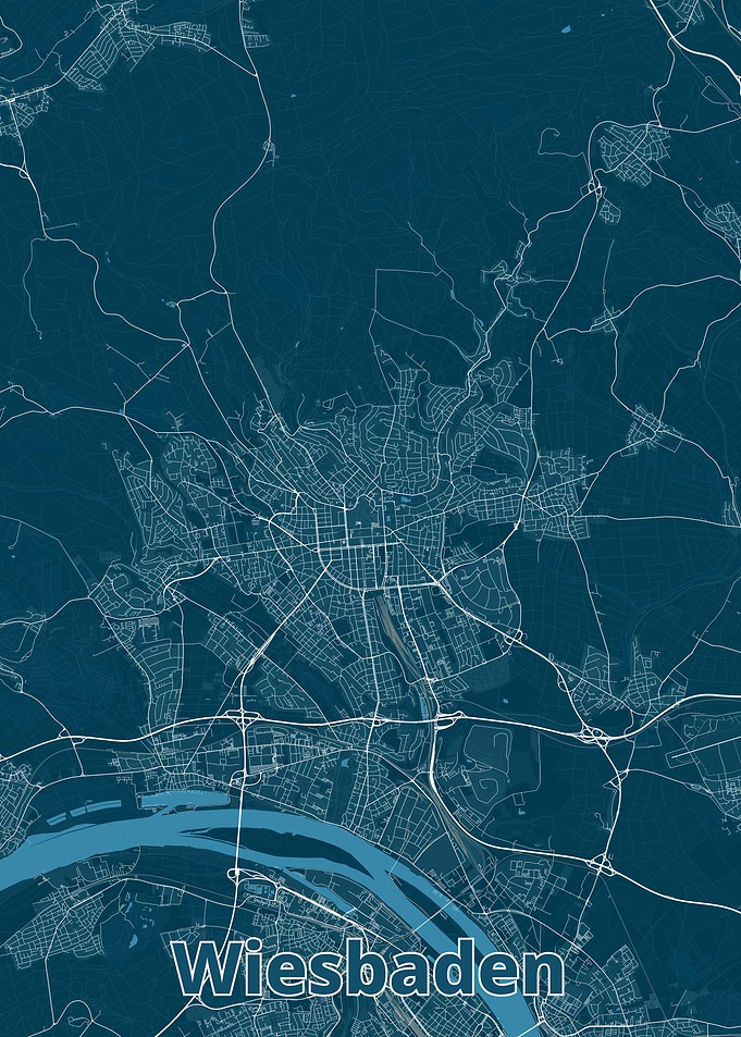 Wiesbaden City Map