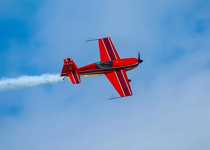 Red Aerobatic Plane