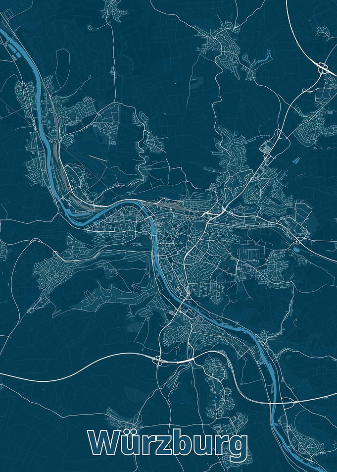 Würzburg City Map