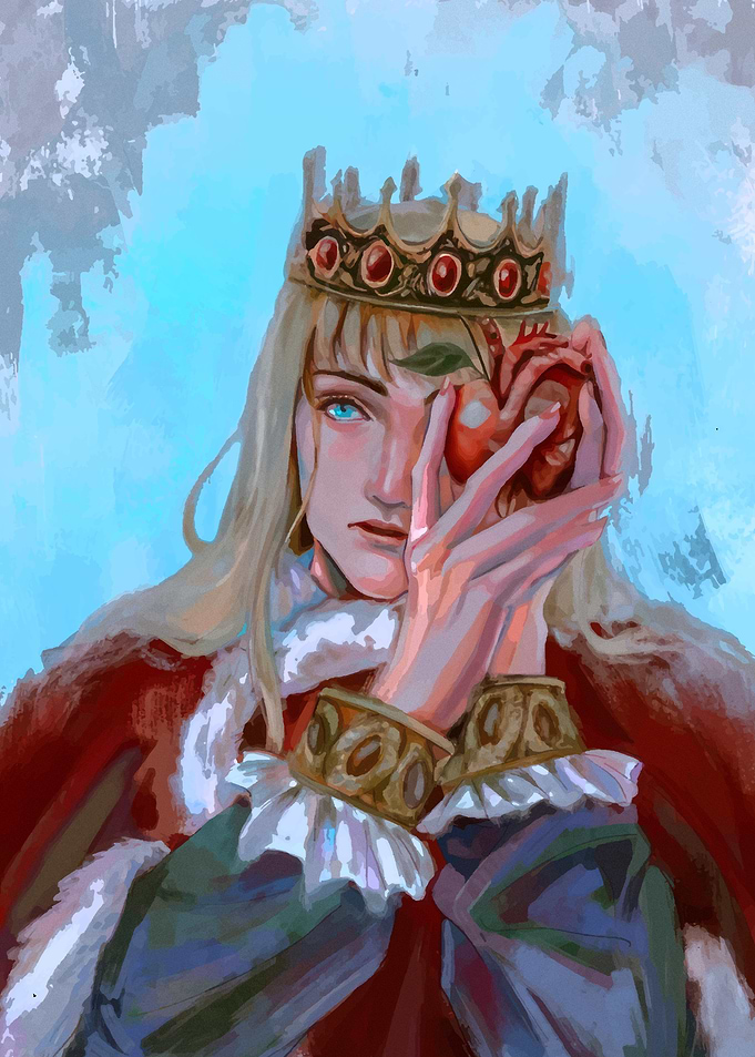 King with Apple Heart
