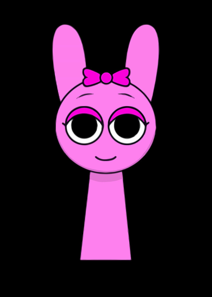 Pink Bunny with Bow