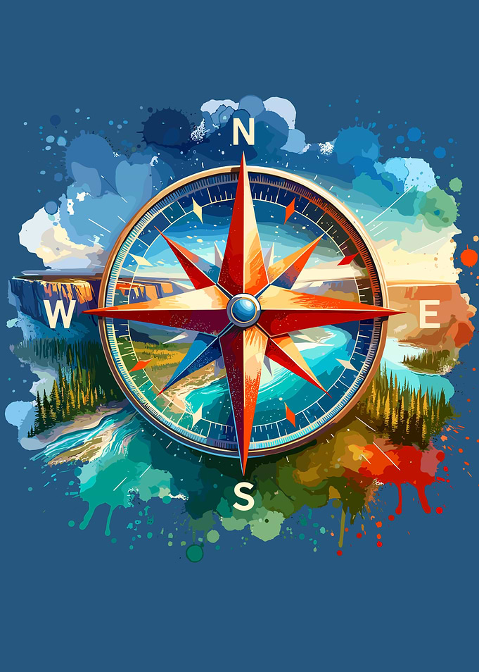 Compass Rose Star