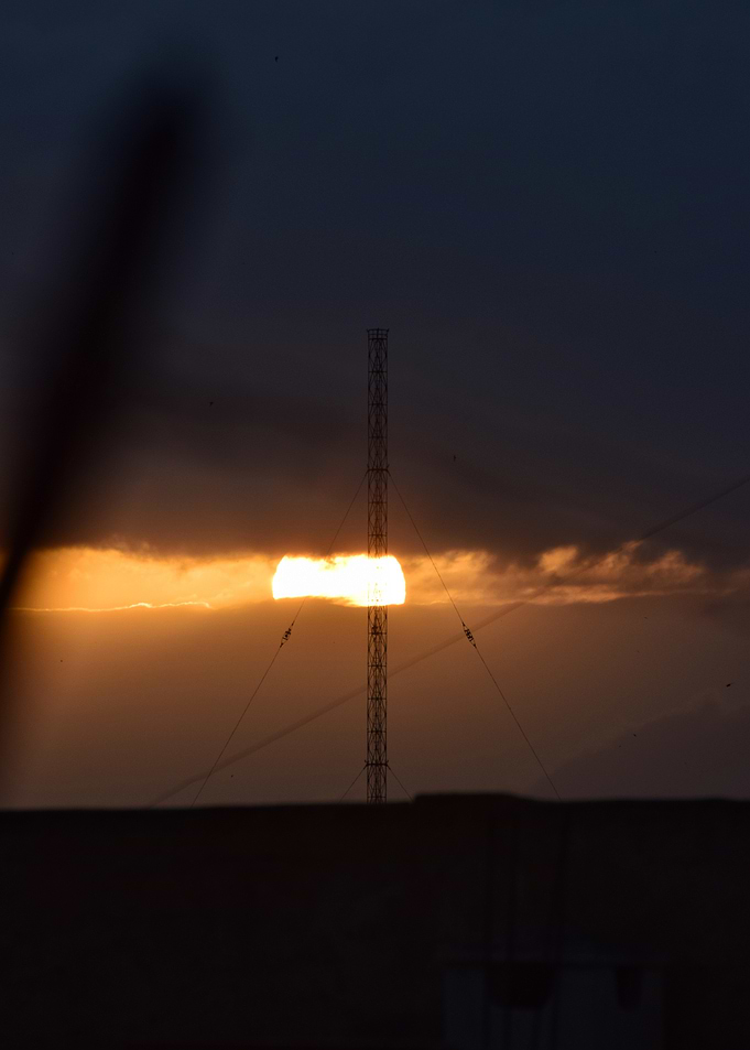Sunset Behind Tower