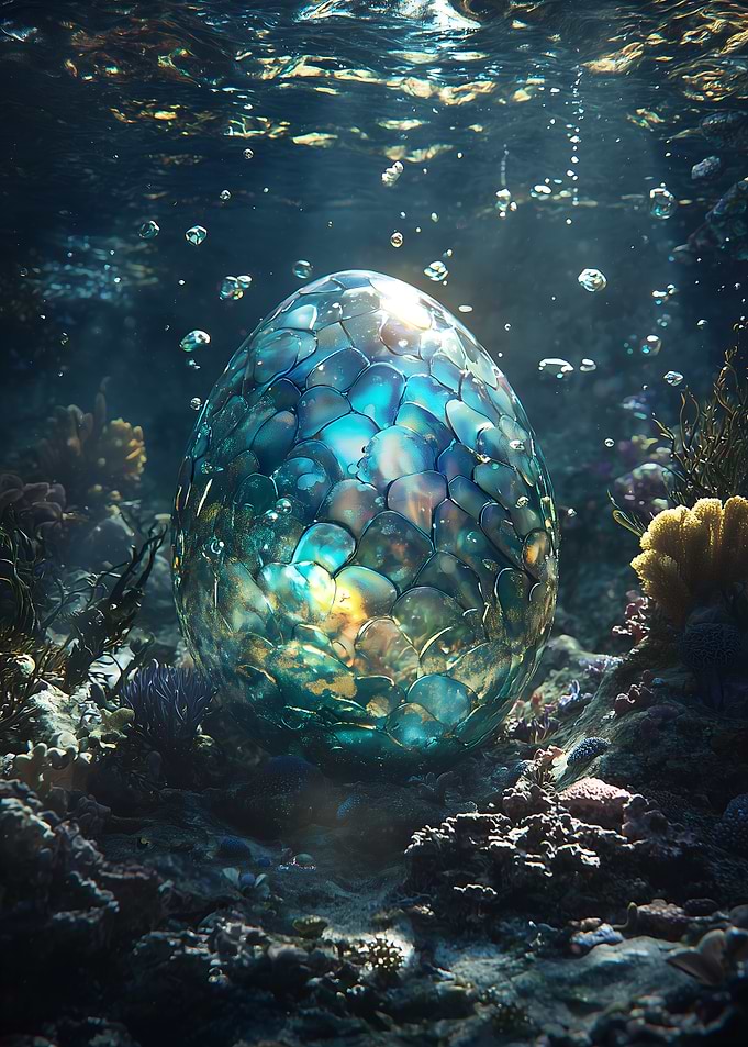 Dragon Egg Underwater