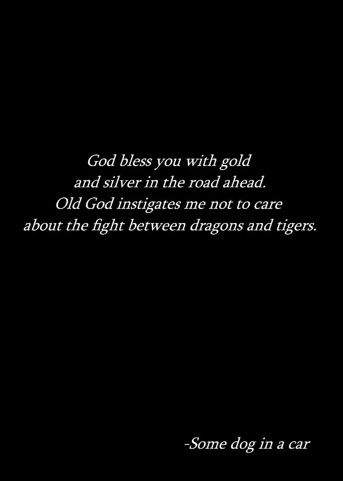 God bless you with gold