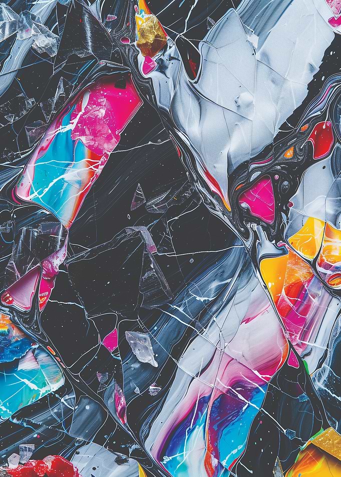 Abstract Swirls of Color