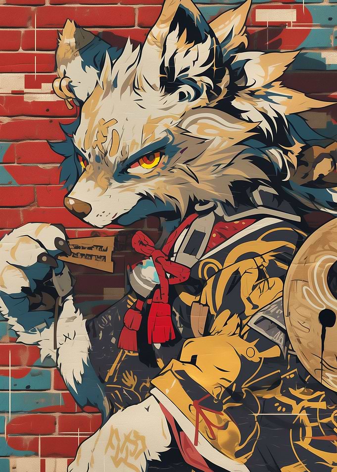 Wolf Character Art