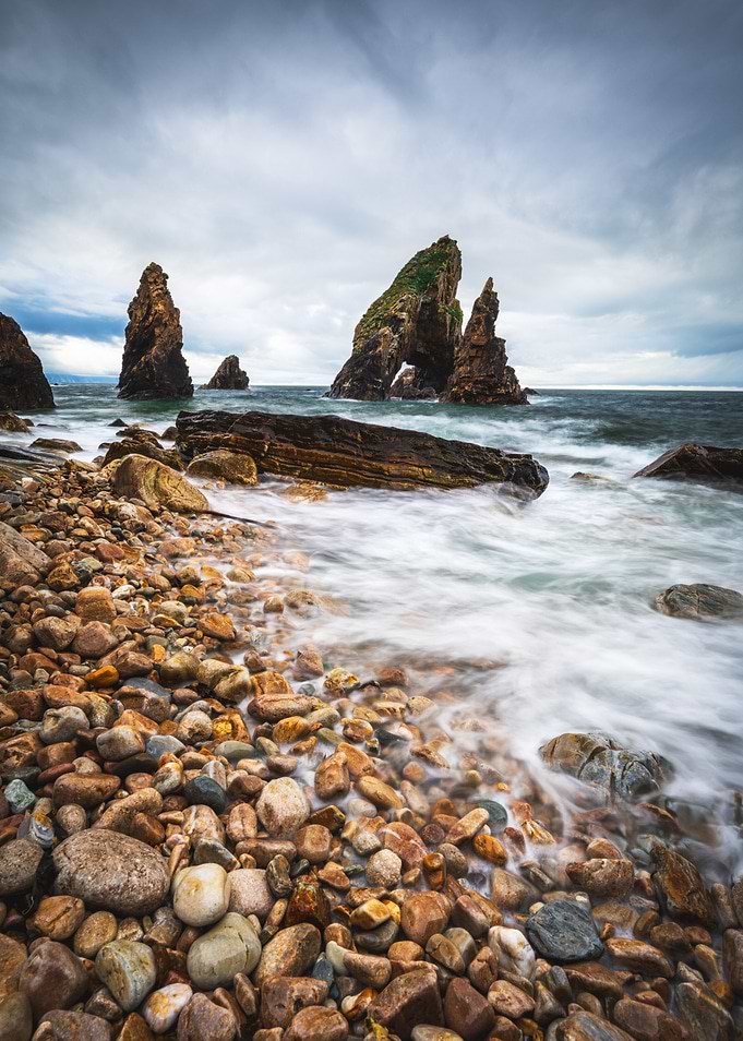 Sea Stacks and Pebbles