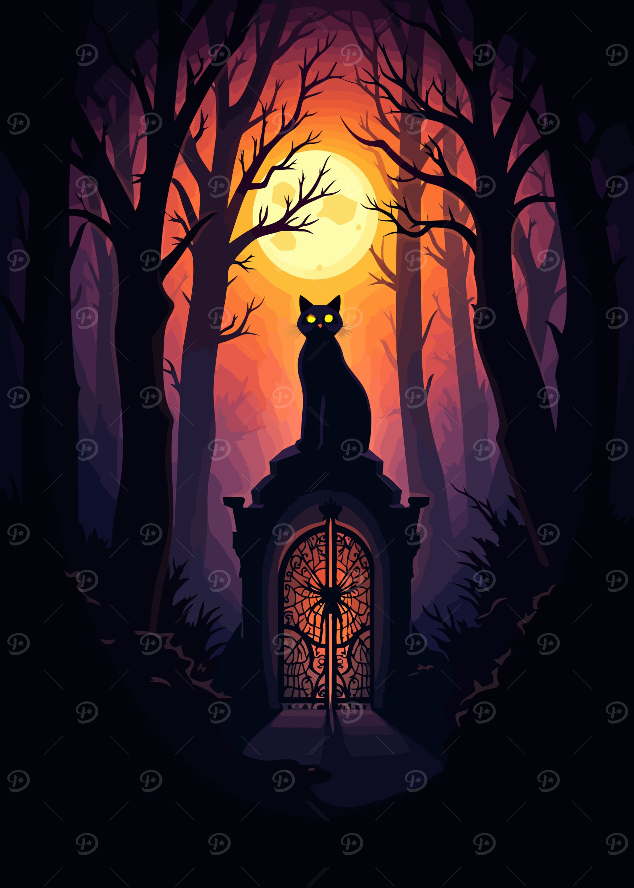 Black Cat & Gate
