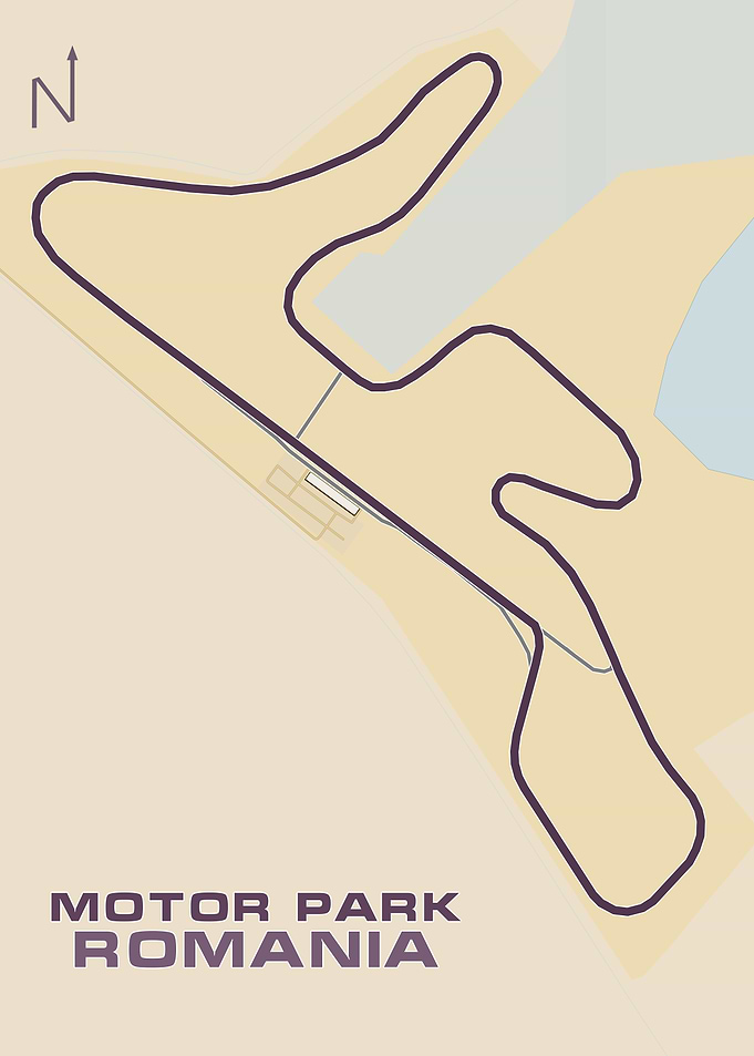 Motor Park Romania Track Map