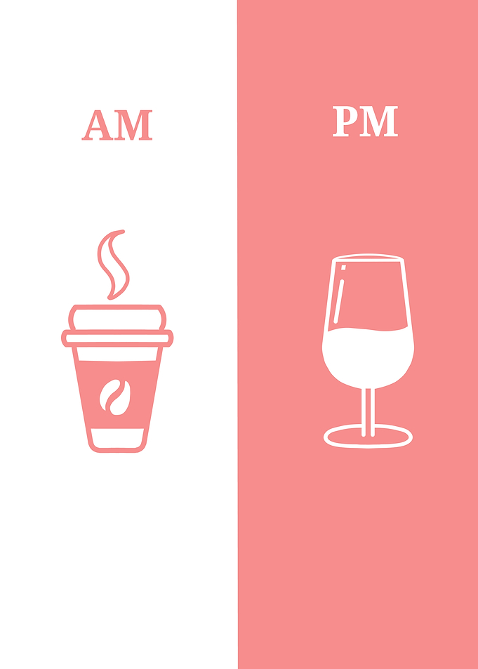 AM Coffee PM Wine