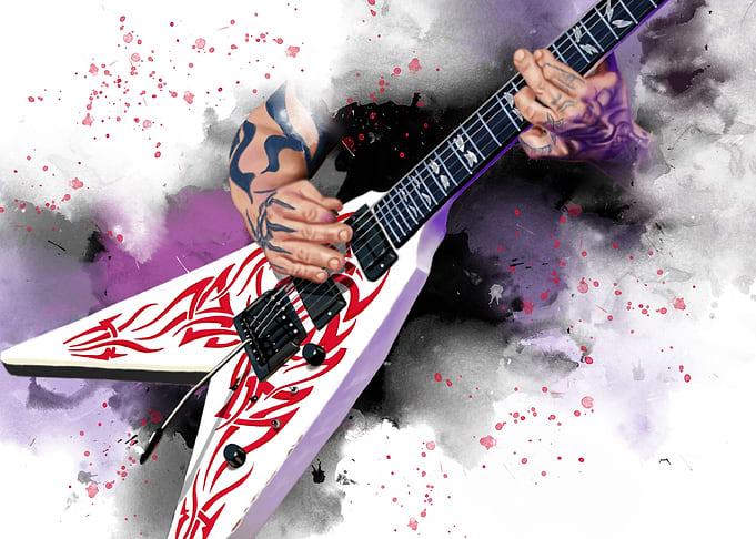 Kerry's electric guitar