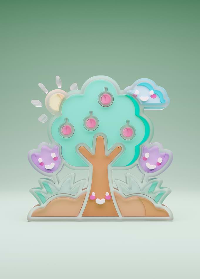Cute Cartoon Tree