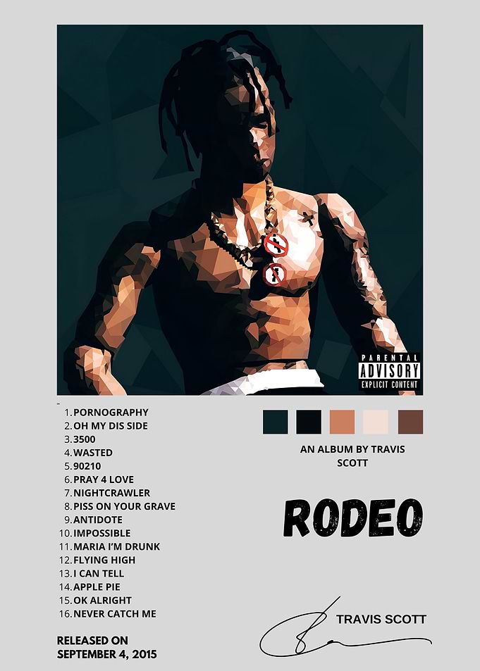 Travis Scott Rodeo Album Cover