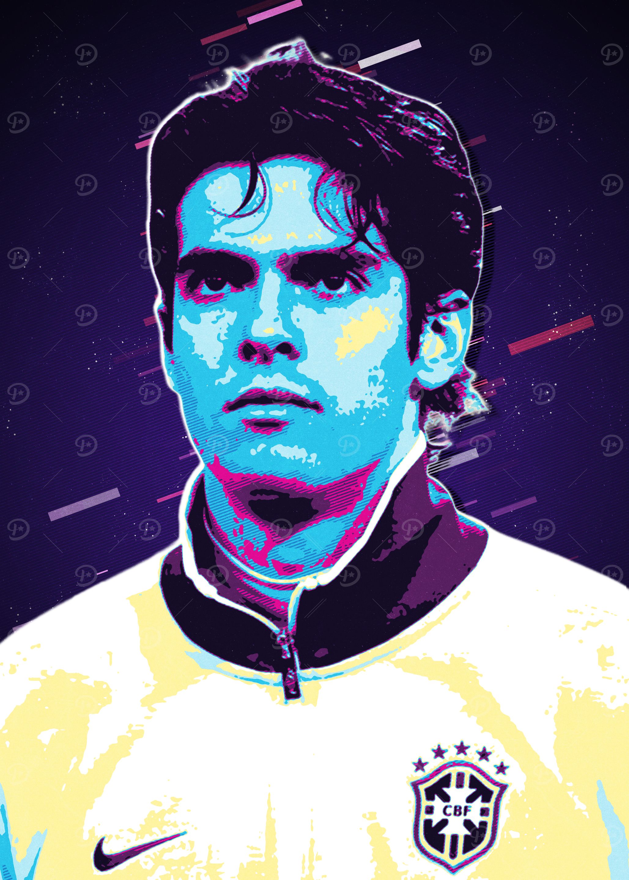 Kaka Soccer Player Portrait