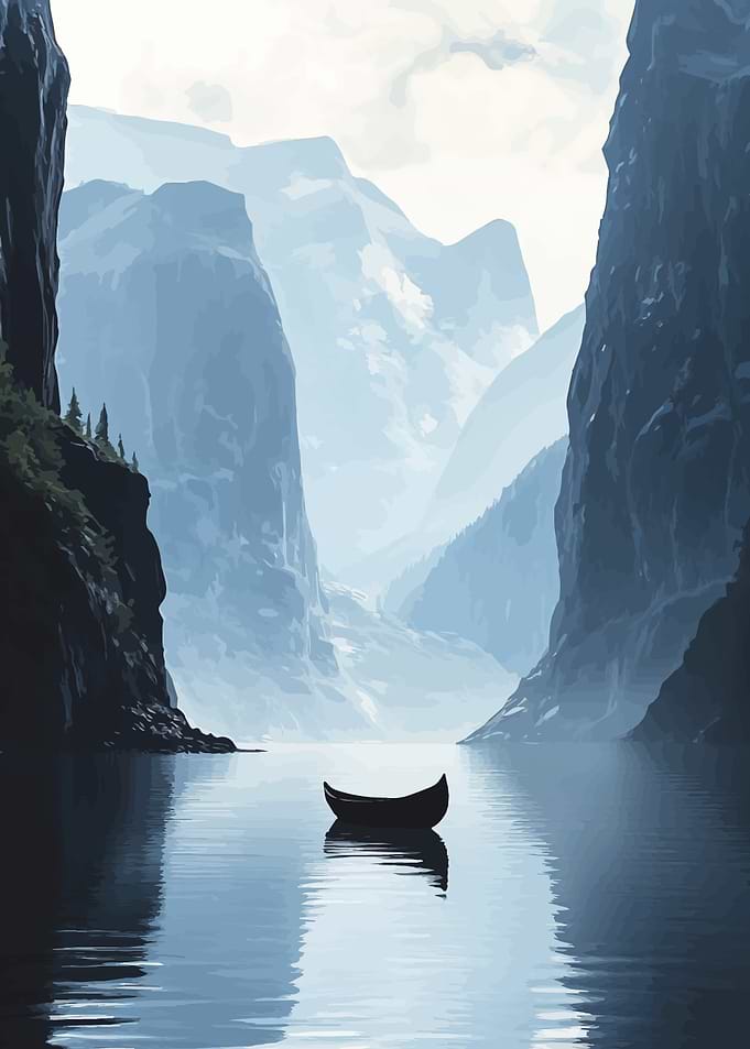 Serene Fjord Landscape