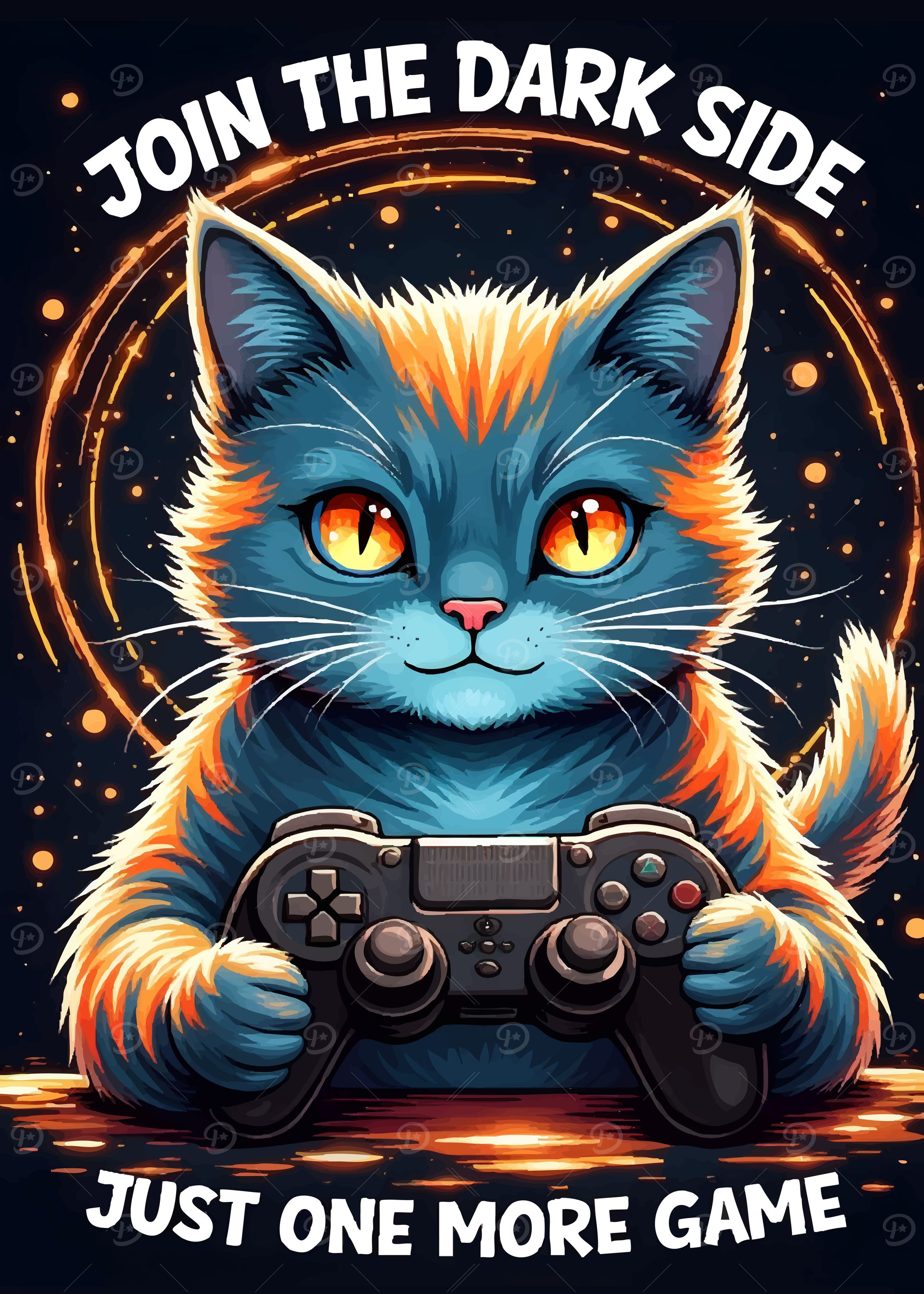 Gamer Cat Dark Side