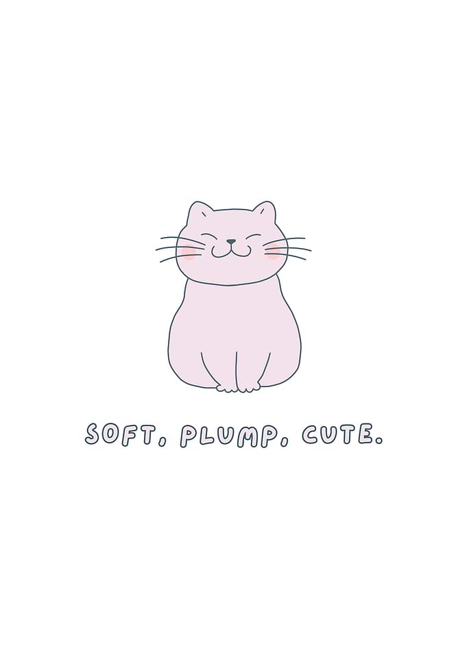 Cute Cartoon Cat Illustration