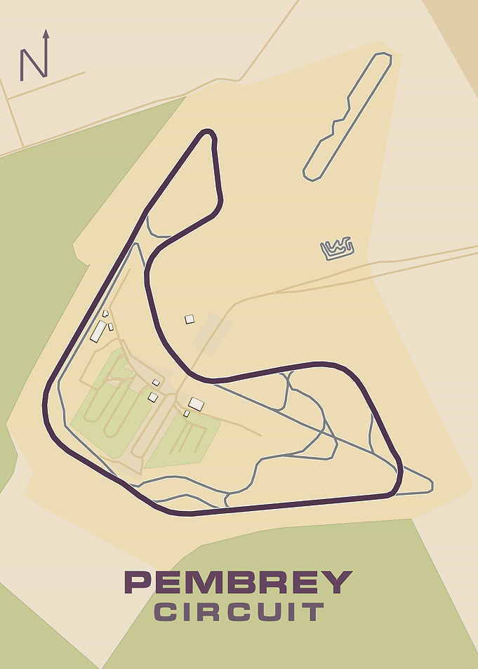 Pembrey Circuit Map