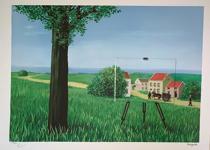 Magritte's Landscape rene magritte
