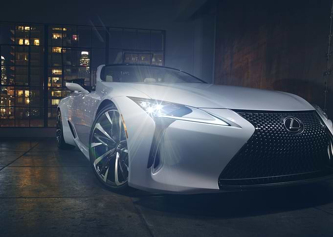 Lexus Convertible Night Shot