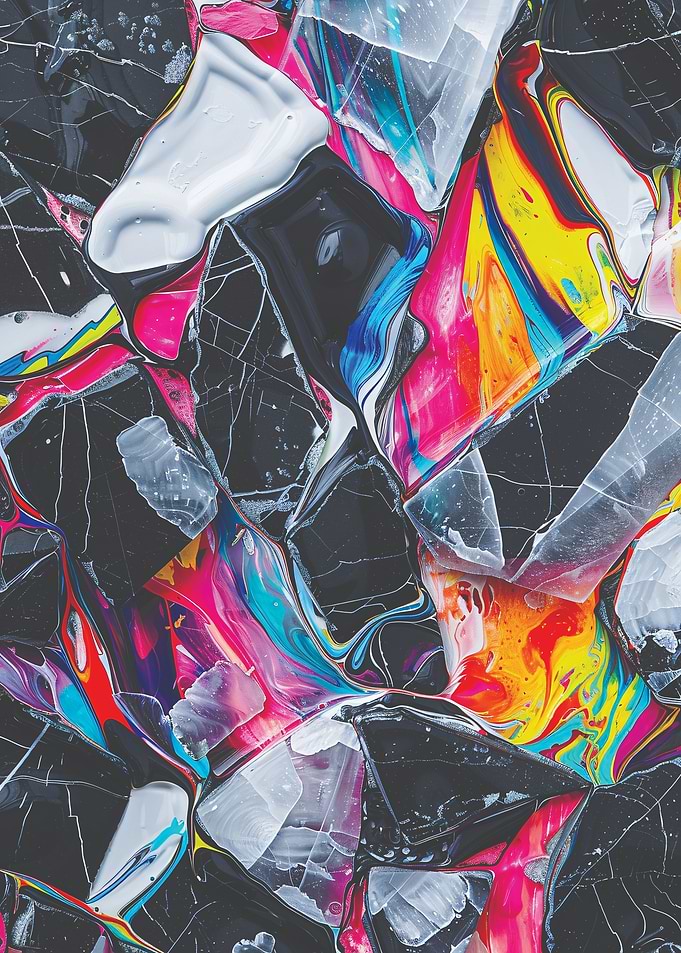 Abstract Swirls of Color