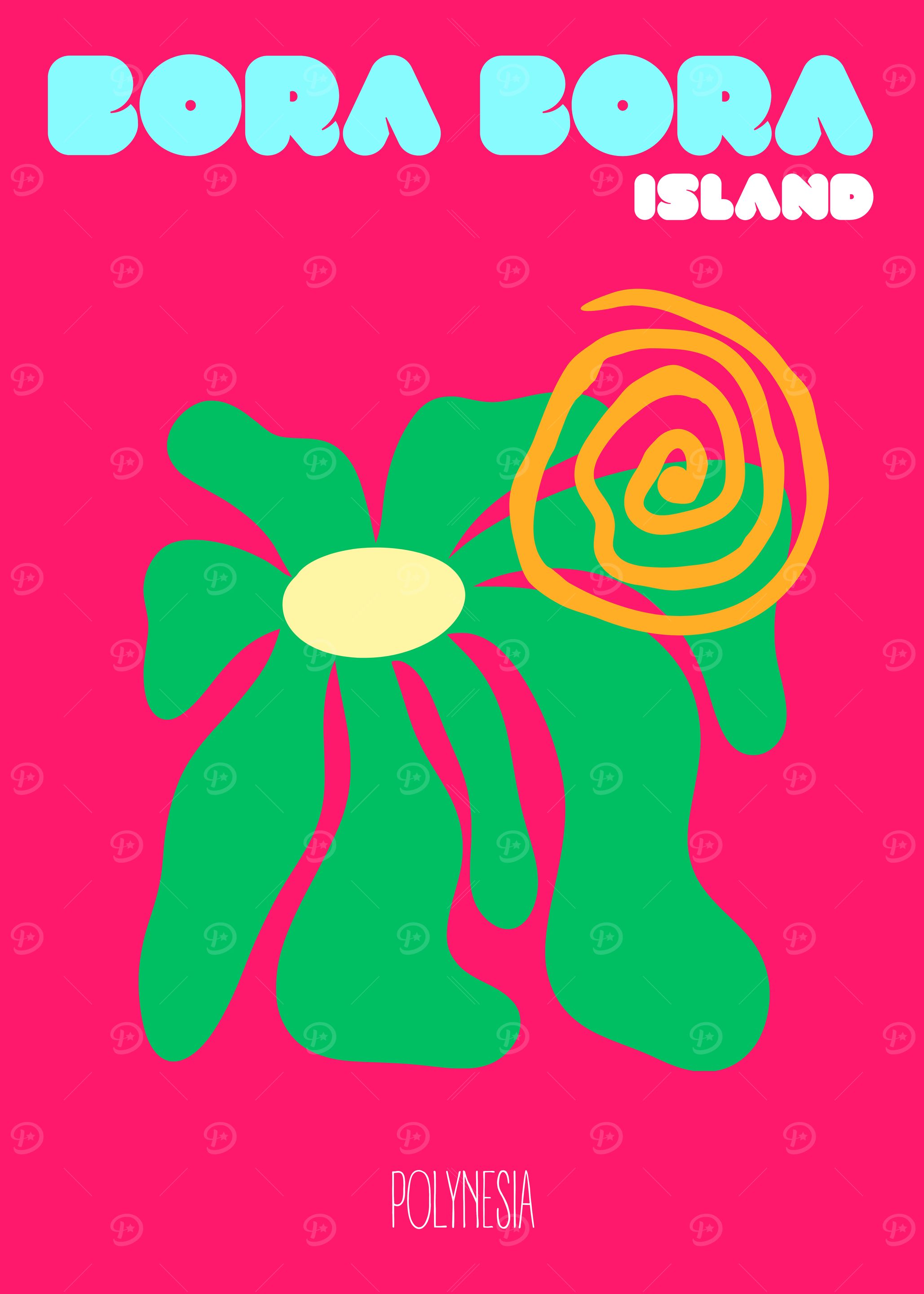 Bora Bora Island Poster