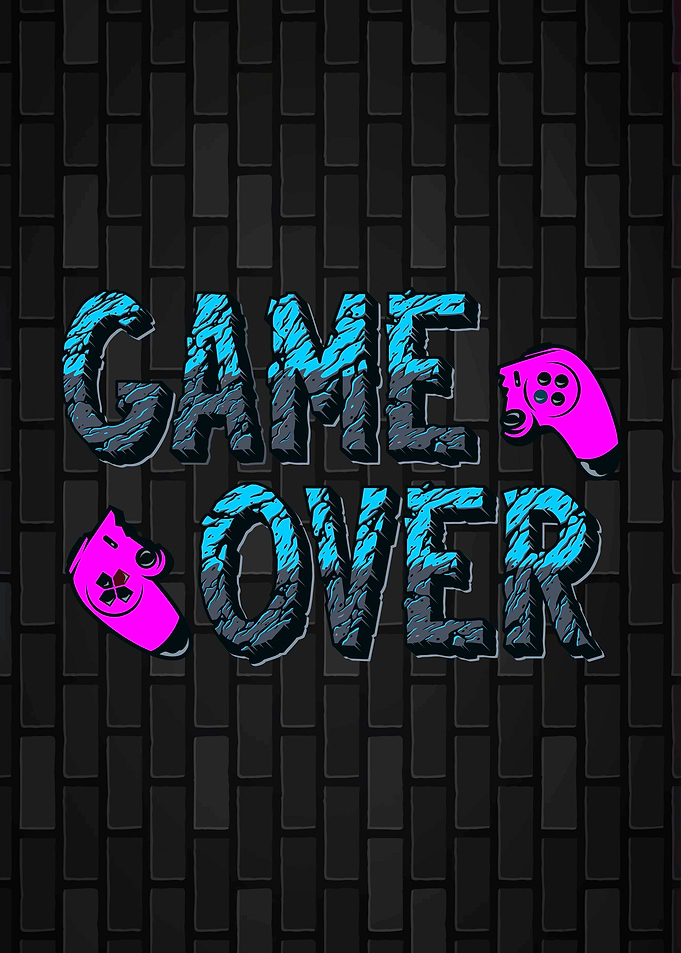 Game Over Text Art