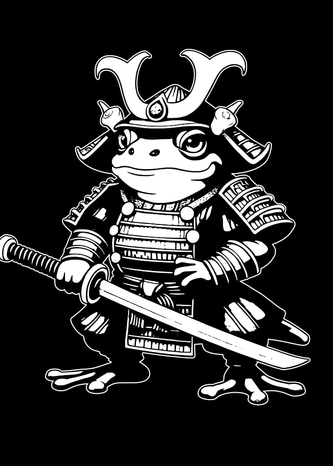 Samurai Frog