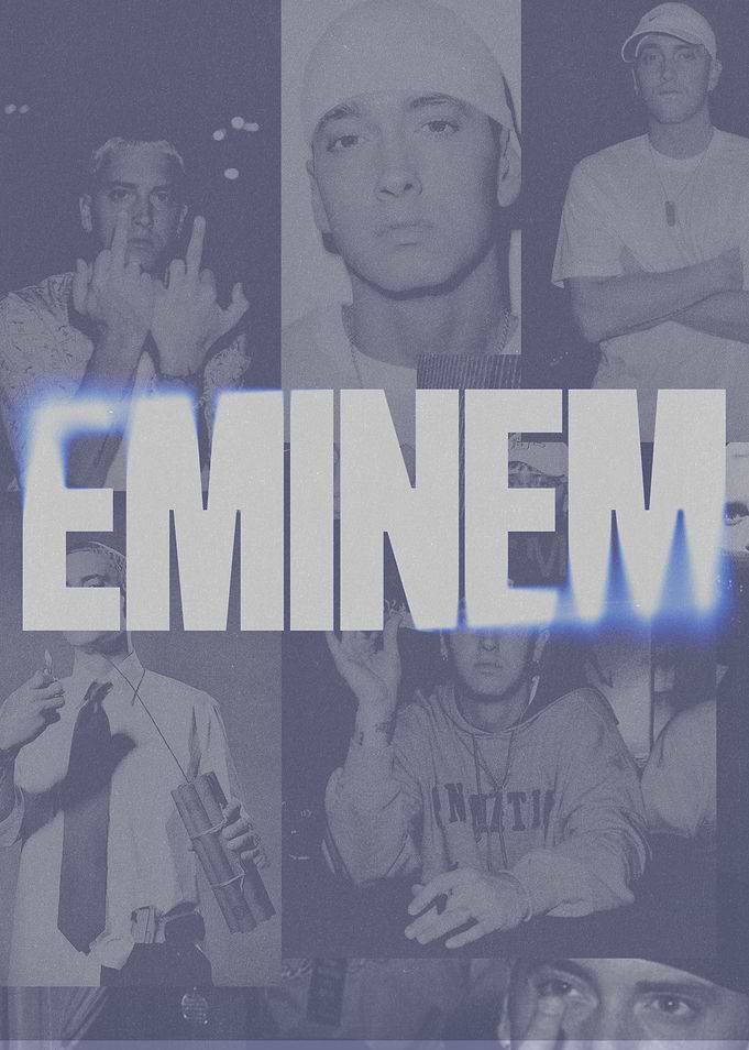 Eminem Collage Poster
