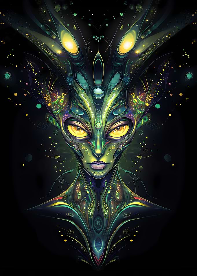 Alien Woman Digital Art